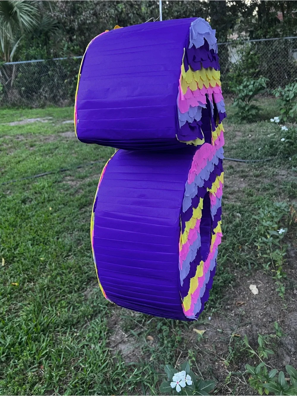 Custom K-Pop Demon Hunters Number 6 Party Decor - Pink Purple Yellow